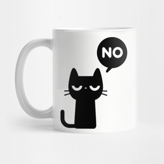 Cat Says No by poppoplover